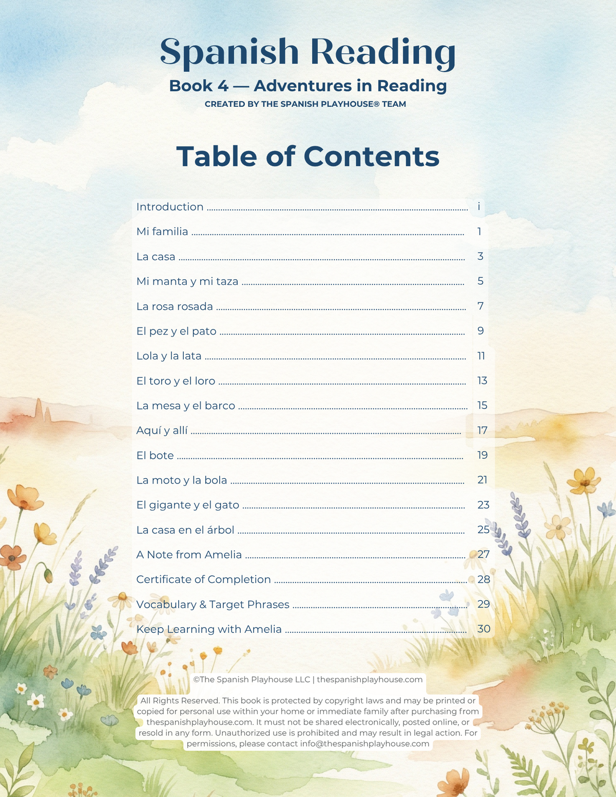 Spanish Reading Course 4: Adventures in Reading, with Printed Workbook